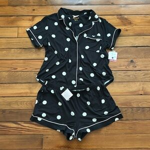 Kate spade polka dot pj set
